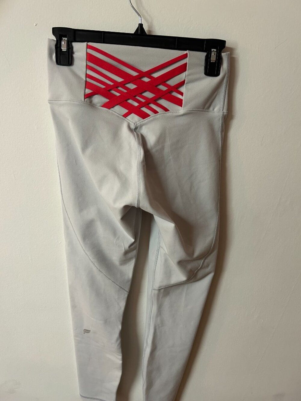 Fabletics PowerHold High-Waisted Leggings - Light Gray - Women's - Picture 3 of 3